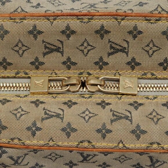 LOUIS VUITTON Monogram Mini Marie Hand Bag Blue M92003 LV Auth 119079 - Picture 12 of 16